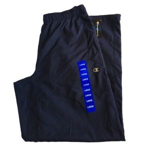 NWT Champions Elite Athletics Water Repellent Track Pants. Navy. L